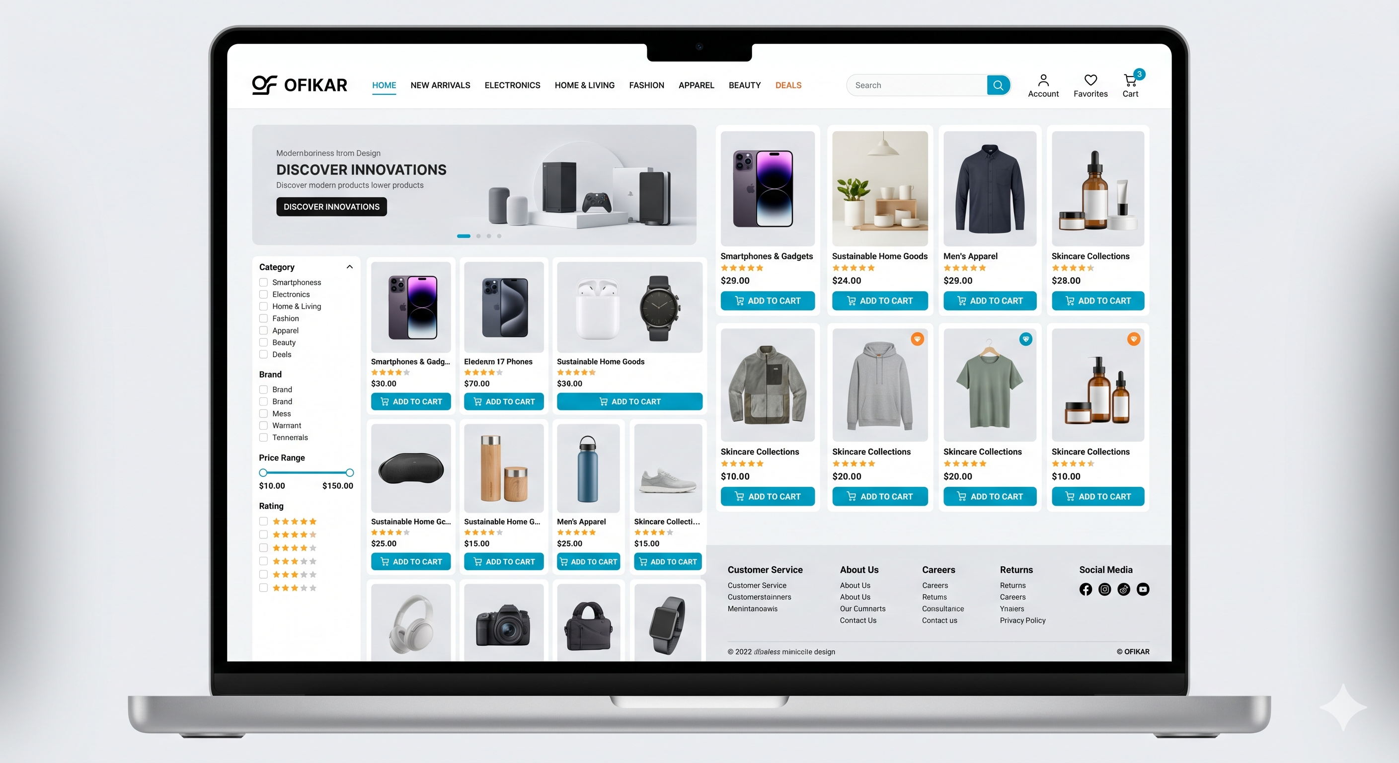Diseño E-commerce Ofikar